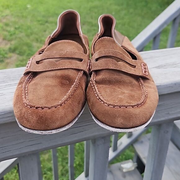 Manolo Blahnik men's suede loafers Size 9 - Picture 4 of 8